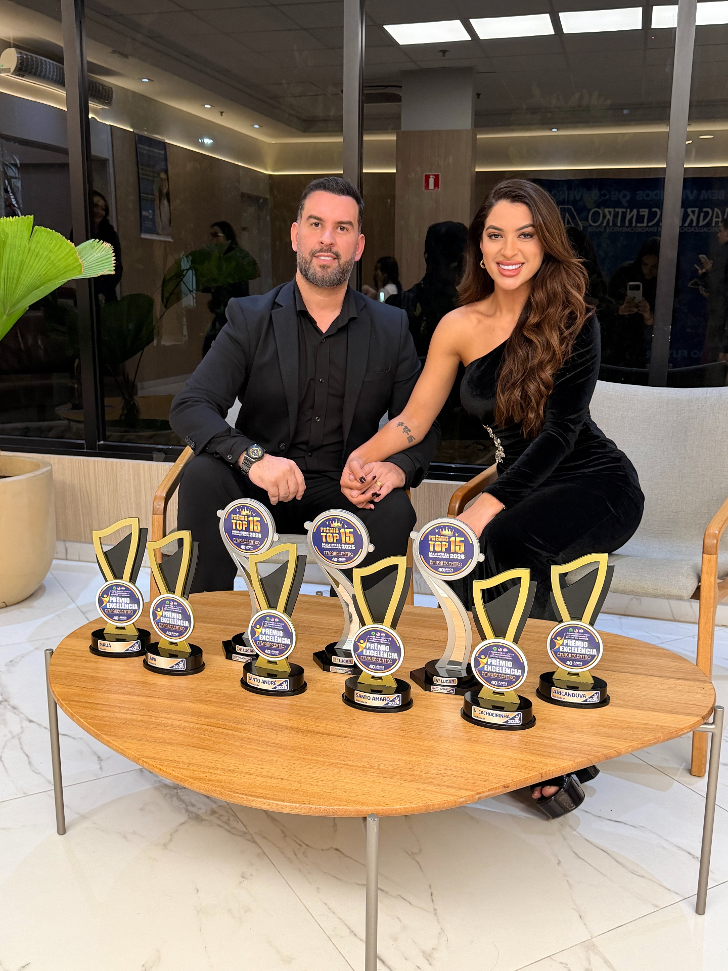 Prêmio Excelência · Top 15 Franqueados